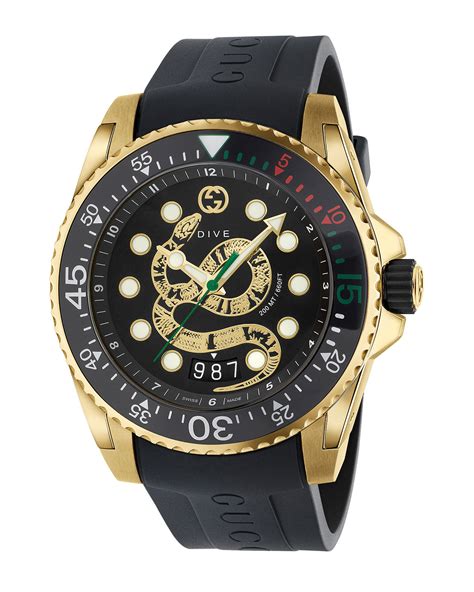 gucci gold mens watch|men's luxury watches gucci.